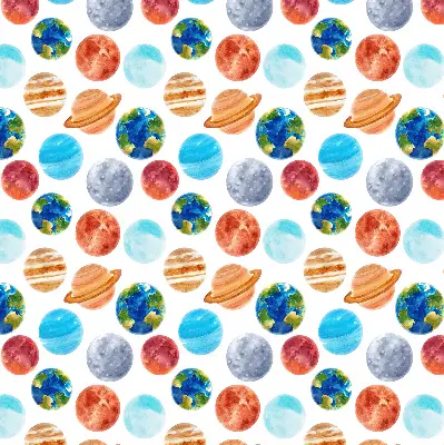 Roleta zatemňovací s motivem planet