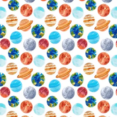 Roleta zatemňovací s motivem planet