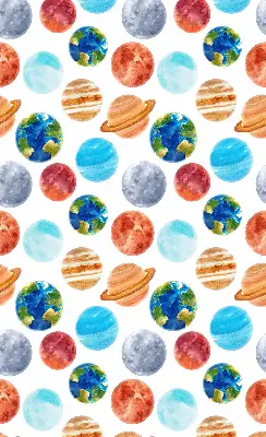 Roleta zatemňovací s motivem planet