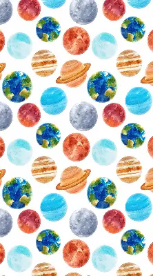 Roleta zatemňovací s motivem planet