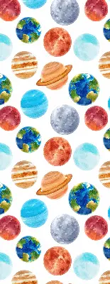Roleta zatemňovací s motivem planet