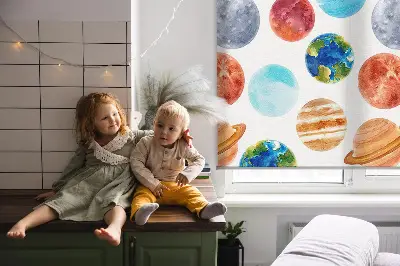 Roleta zatemňovací s motivem planet