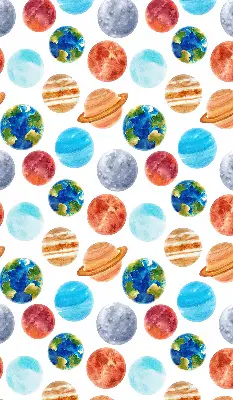 Roleta zatemňovací s motivem planet