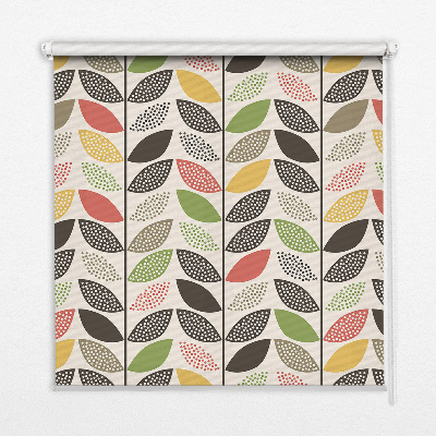 Roleta zatemňovací s motivem barevného listí