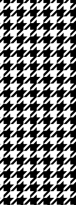 Zatemňovací roleta na okno s geometrickým vzorem