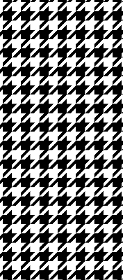 Zatemňovací roleta na okno s geometrickým vzorem