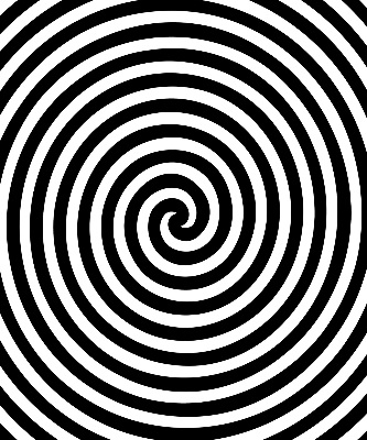 Látková roleta na okno provedení Hypnotizující kruh