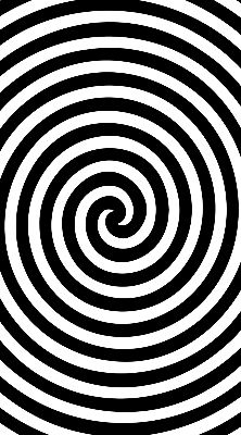 Látková roleta na okno provedení Hypnotizující kruh