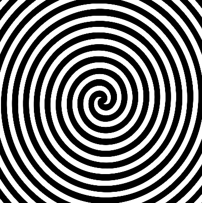 Látková roleta na okno provedení Hypnotizující kruh