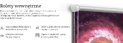 Látková roleta na okno galaxie