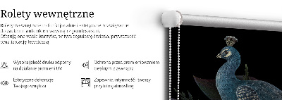 Roleta zatemňovací v zelené barvě s patkami