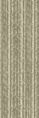 Látková roleta na okno s motivem kmenů stromů