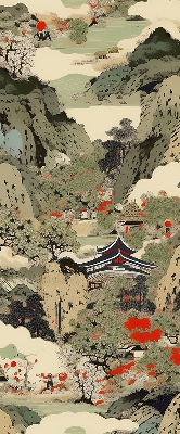 Látková roleta na okno v provedení Hora