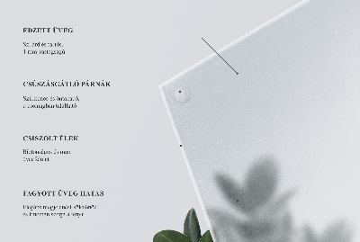 Deska stolu čtvercová Průsvitná