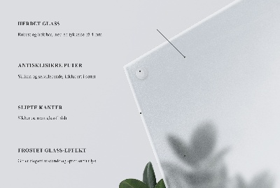 Deska stolu čtvercová Průsvitná