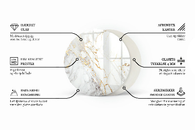 Deska stolu s potiskem Dřevo v harmonii s pryskyřicí
