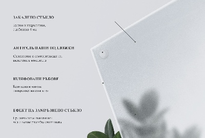 Deska stolu obdélníková Průsvitná