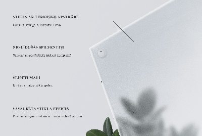 Deska stolu obdélníková Průsvitná