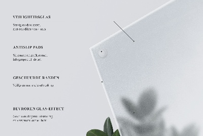 Deska stolu obdélníková Průsvitná