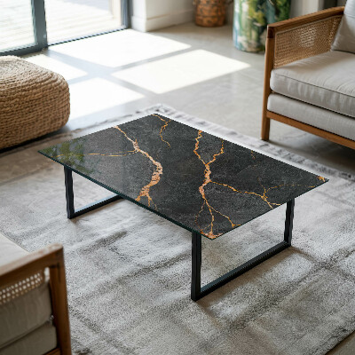 Deska stolu obdélníková Mramorové žilky v designu