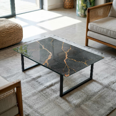 Deska stolu obdélníková Mramorové žilky v designu