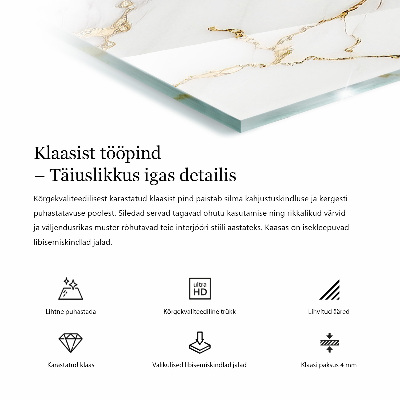 Deska stolu obdélníková Ekologická struktura dřeva