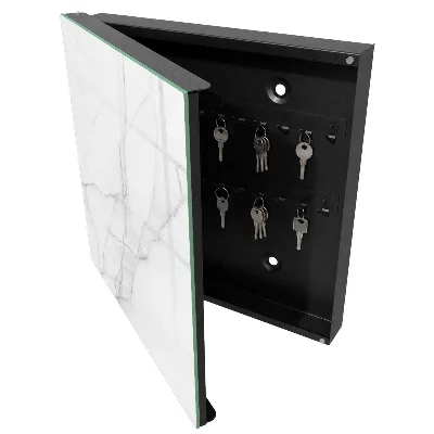 Krabička na klíče v mramorovém designu