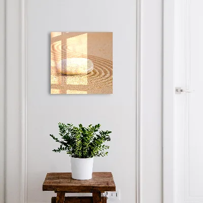 Skříňka na klíče v designu kámen na písku