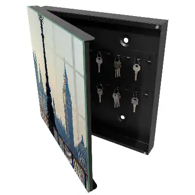 Designová skříňka na klíče Městský půvab