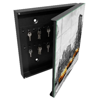Skříňka na klíče v designu Městská energie
