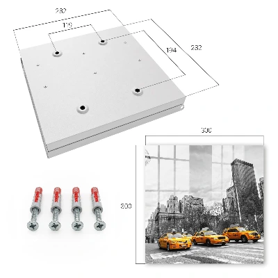 Skříňka na klíče v designu Městská energie