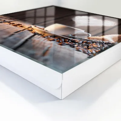 Designová skříňka na klíče s motivem kávového srdce