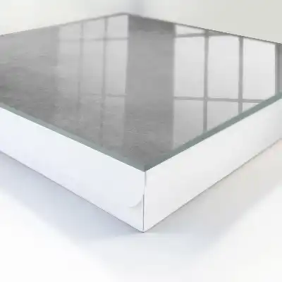 Designová skříňka na klíče Šedá abstrakce