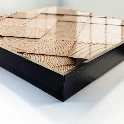 Skříňka na klíče Dřevěná textura