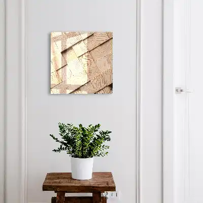 Skříňka na klíče Dřevěná textura