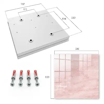 Designová skříňka na klíče Růžové vazby