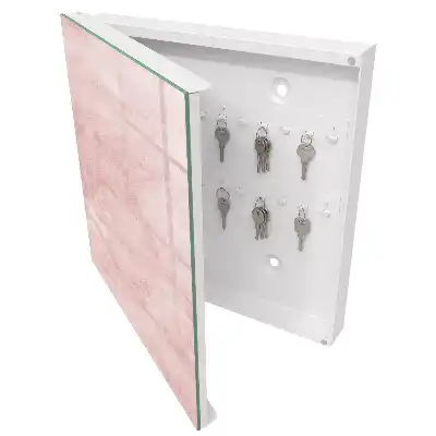 Designová skříňka na klíče Růžové vazby