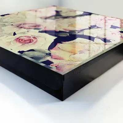 Skříňka na klíče Květinová elegance