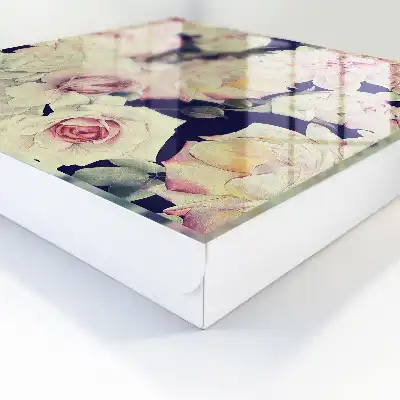 Skříňka na klíče Květinová elegance
