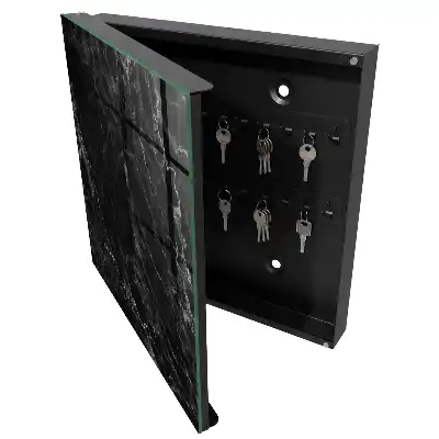 Designová skříňka na klíče Mramorový vzor