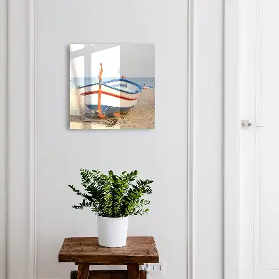 Designová skříňka na klíče Letní plavba