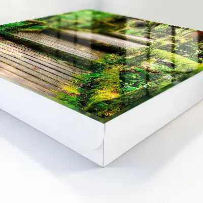 Designová skříňka na klíče Lesní můstek