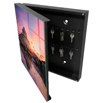 Designová skříňka na klíče Městský západ