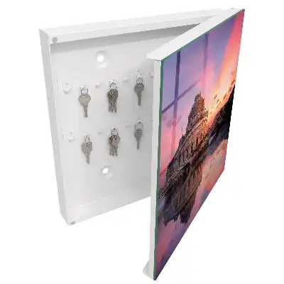 Designová skříňka na klíče Městský západ