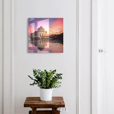 Designová skříňka na klíče Městský západ