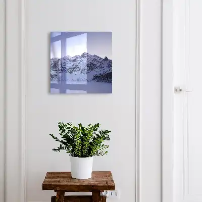 Designová skříňka na klíče Zimní majestátnost