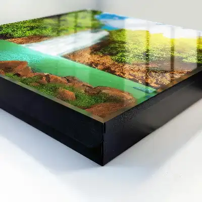Designová skříňka na klíče Tropický vodopád
