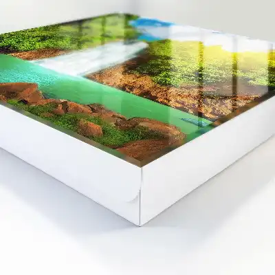 Designová skříňka na klíče Tropický vodopád