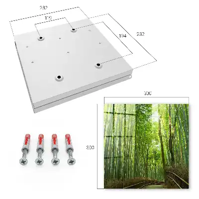 Designová skříňka na klíče Bambusová stezka