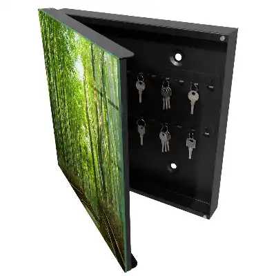 Designová skříňka na klíče Bambusová stezka